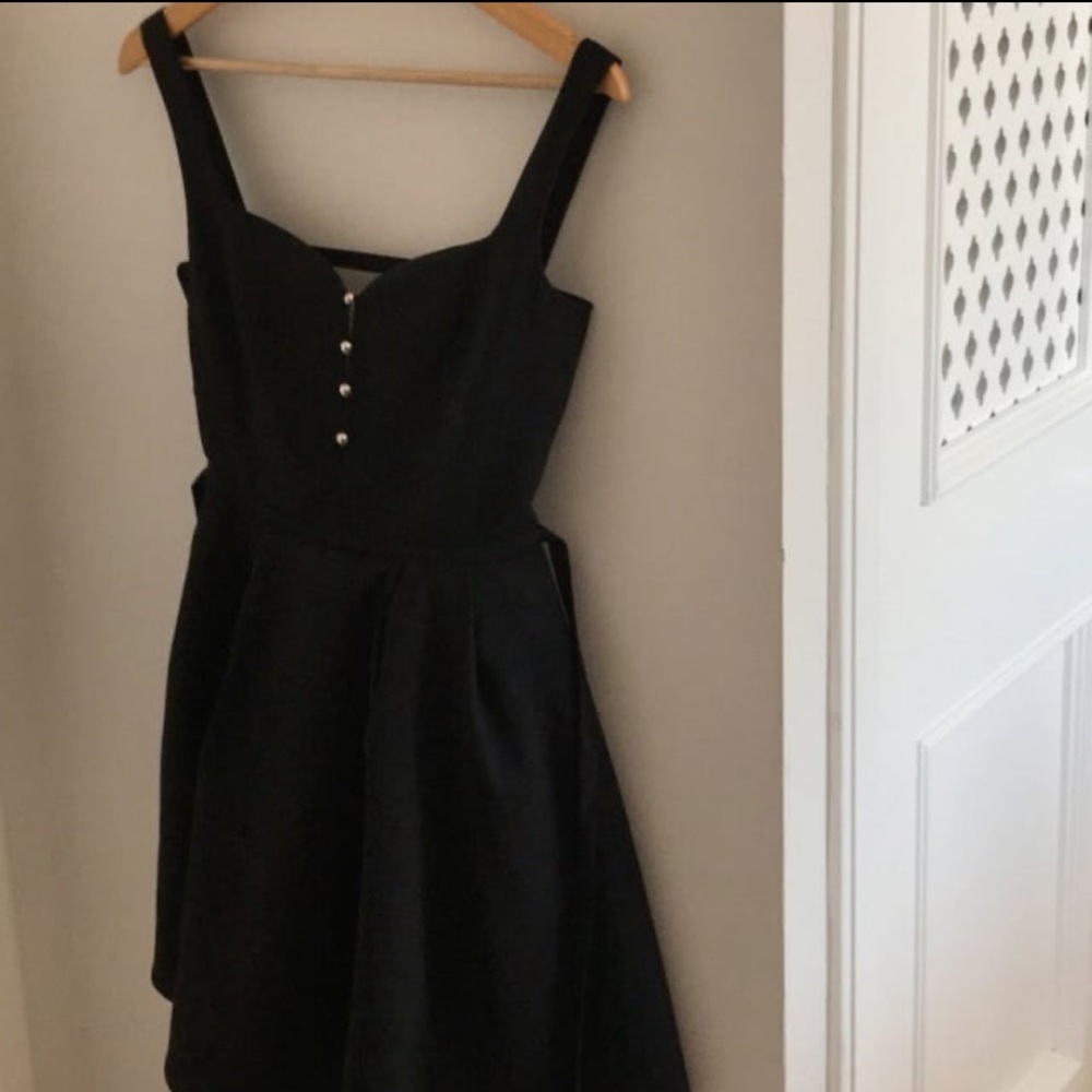 Kfashion/ Jfashion Seooocookie Black Moomu Elegant Dress Size S BRAND NEW